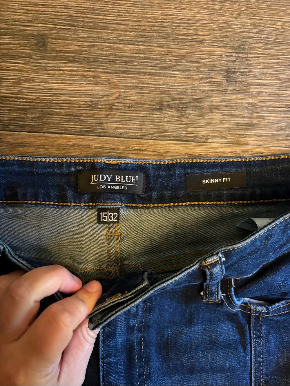 NWOT Judy Blue Women’s High Waist Mid-Seam Skinny Jeans Size 15 - Picture 4 of 7